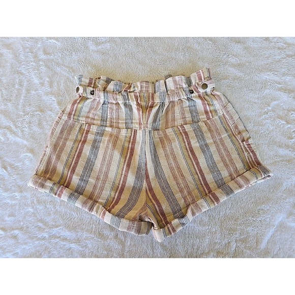 Free People Topanga Yarn-Dye Shorts Size XS NWT Striped - Picture 12 of 13